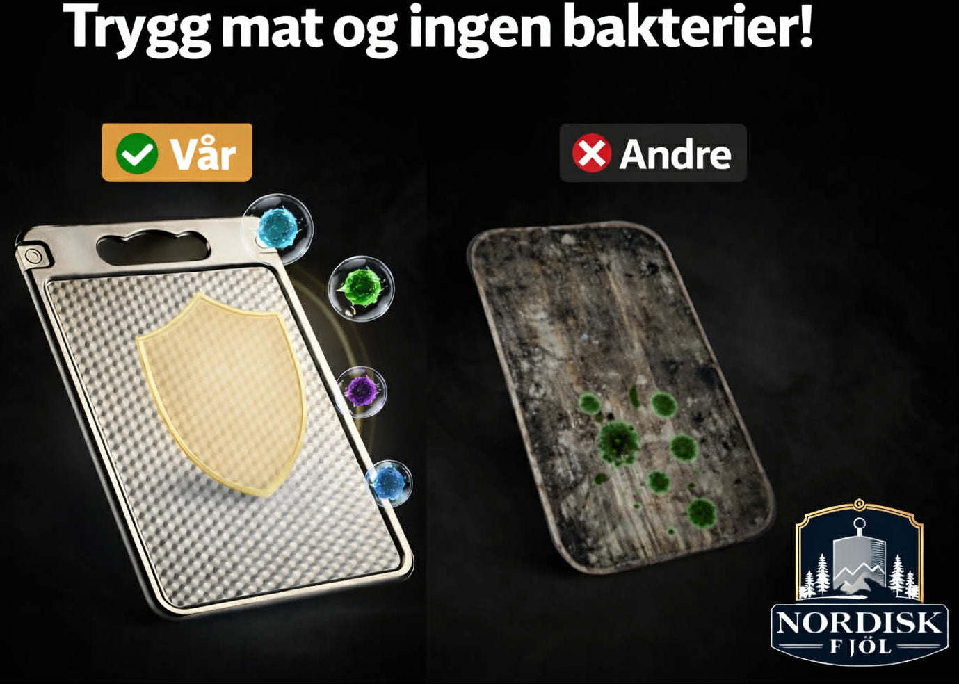 Nordisk Titanium Skjærebrett.